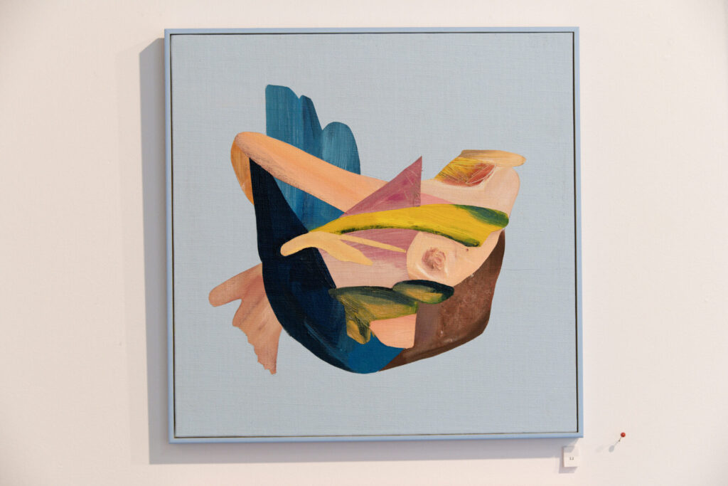 Somatic Abstraction #1, Acrylic and Oil on linen board, 2023 - SOLD