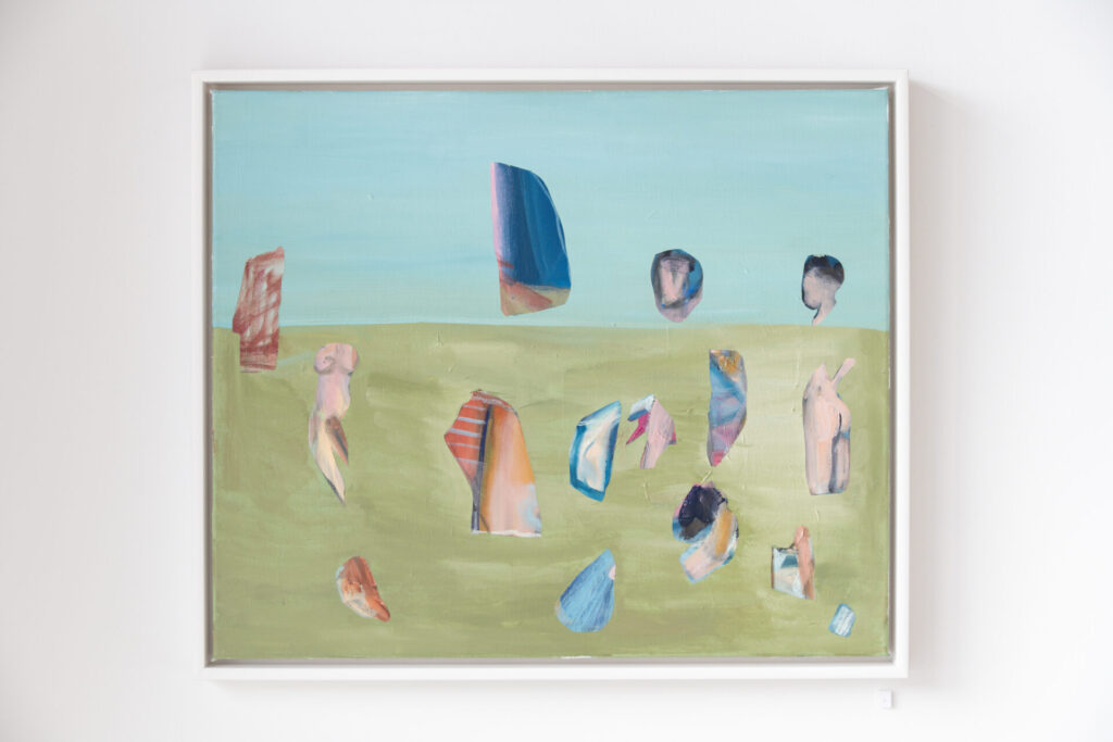 The Spartans (from memory), oil paint on canvas, 2023